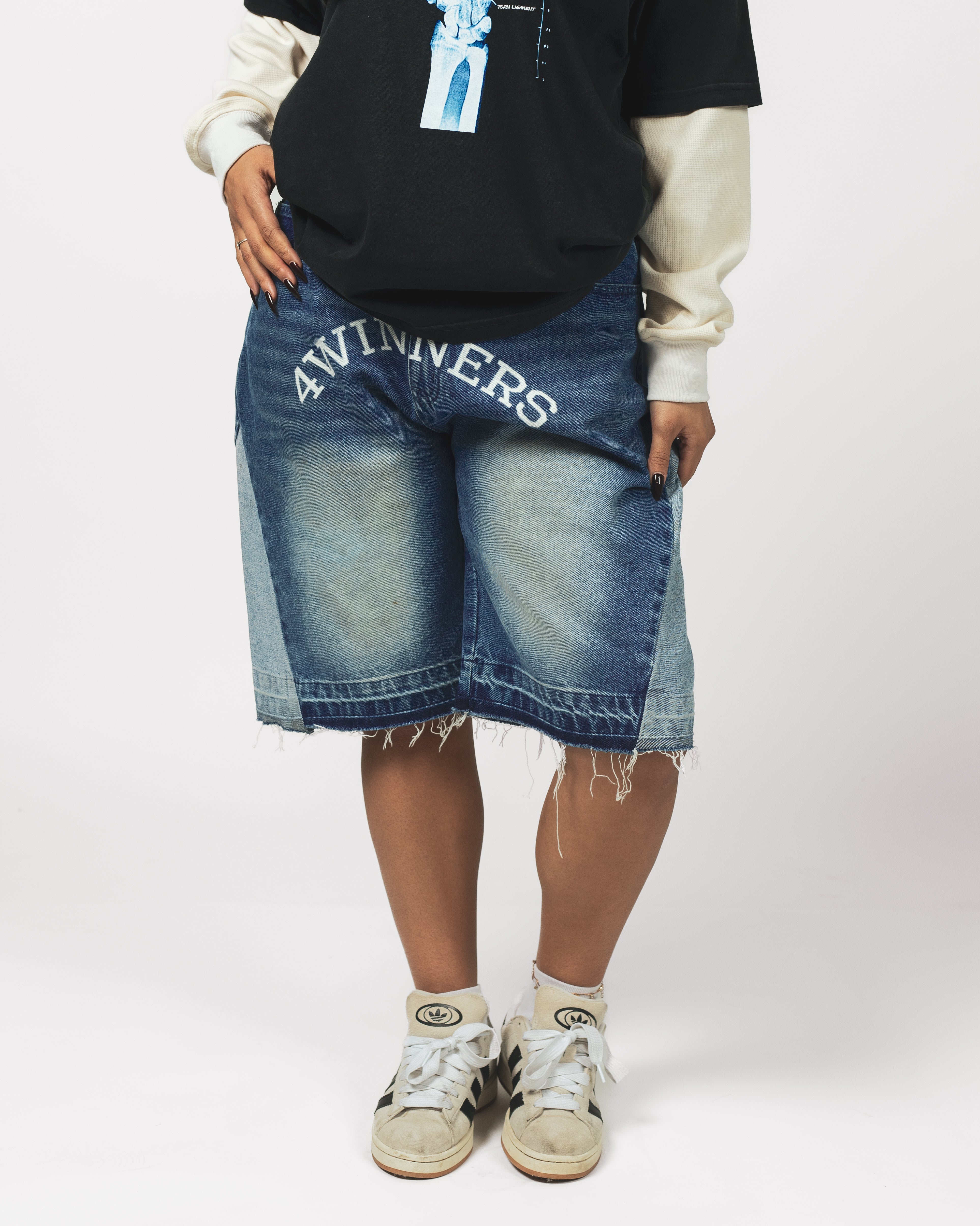 COLLEGE FONT - DENIM
