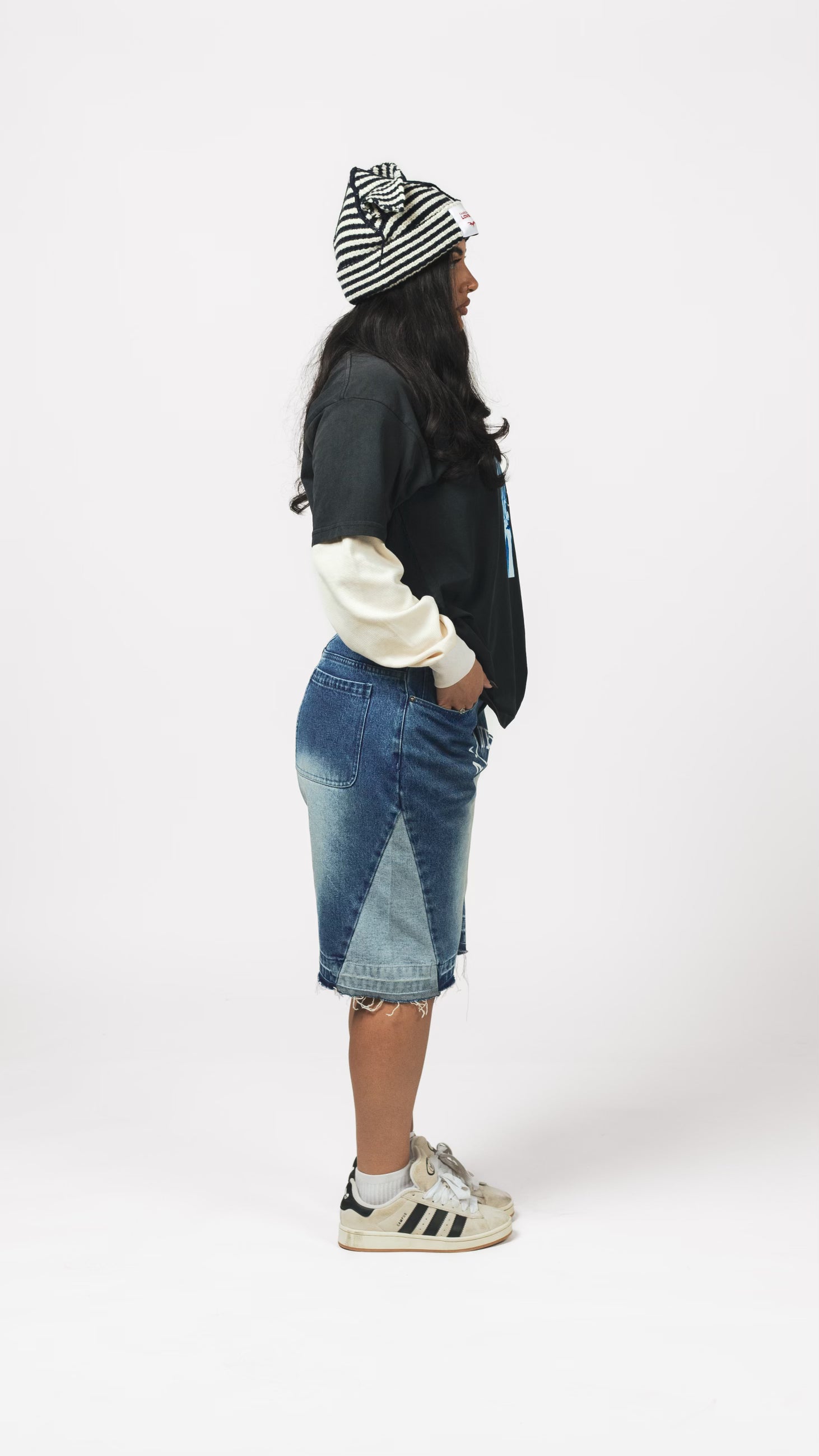 COLLEGE FONT - DENIM
