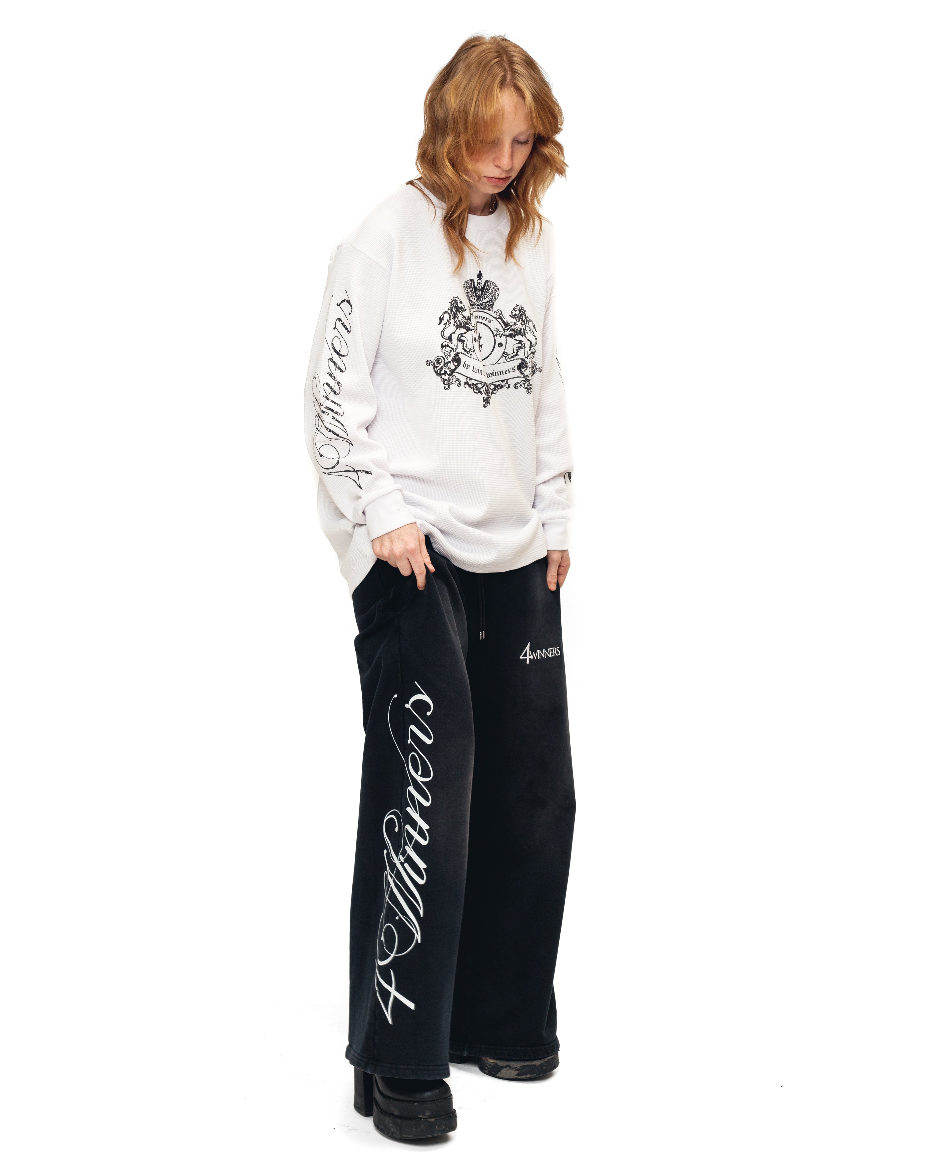 Legacy Charcoal Wide-Leg Sweatpant