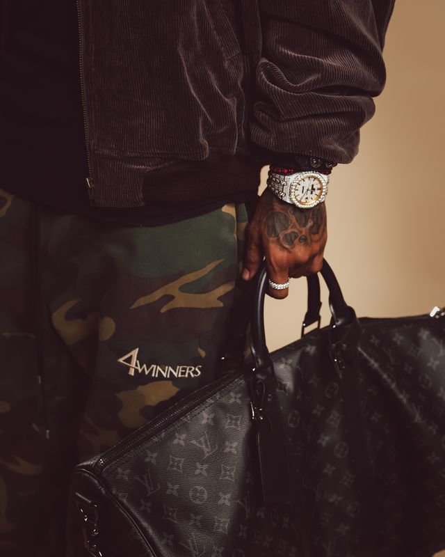 Camo Twill Baggy Pant