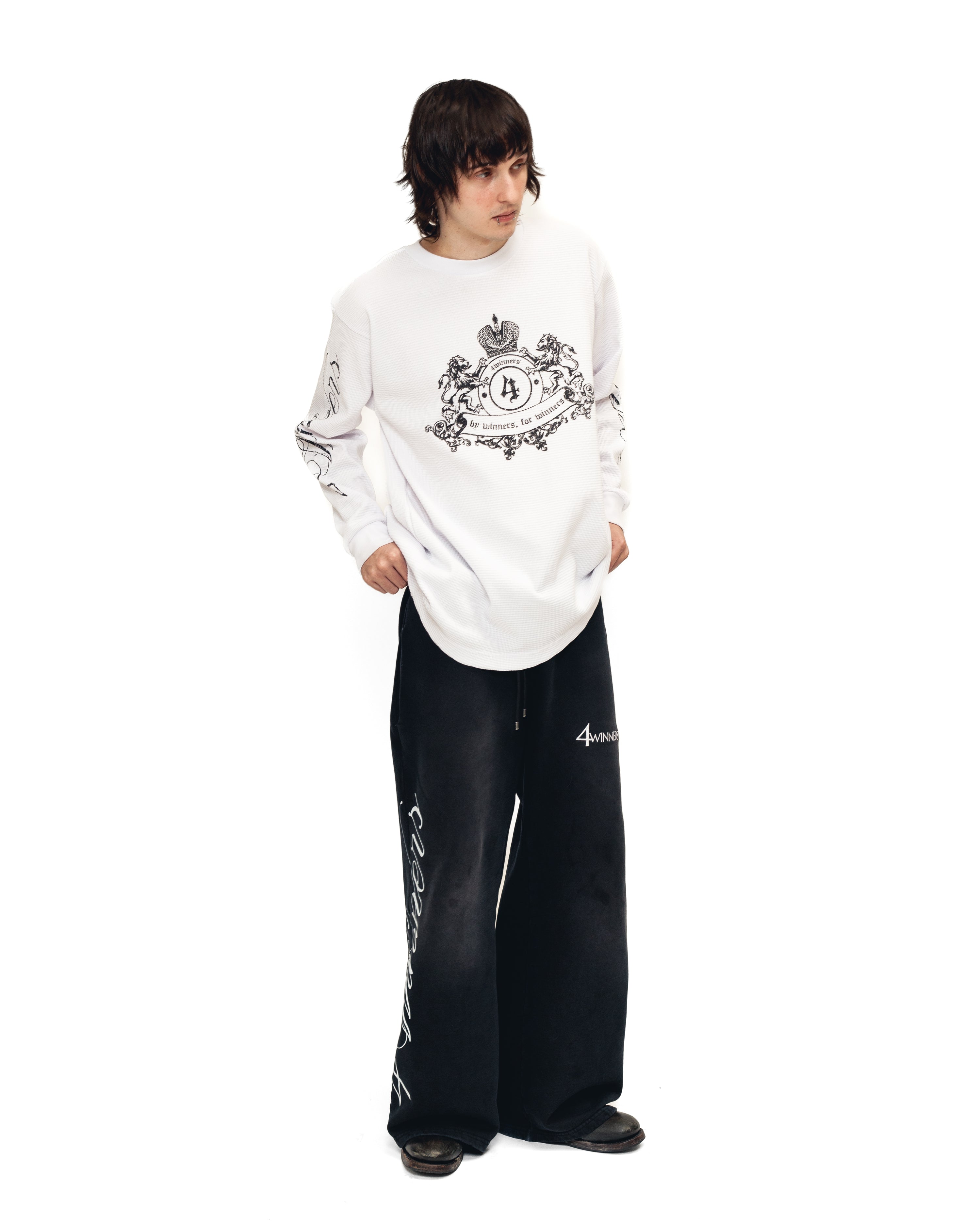 Legacy Charcoal Wide-Leg Sweatpant