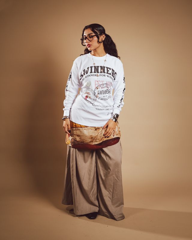 Stamped Thermal - White