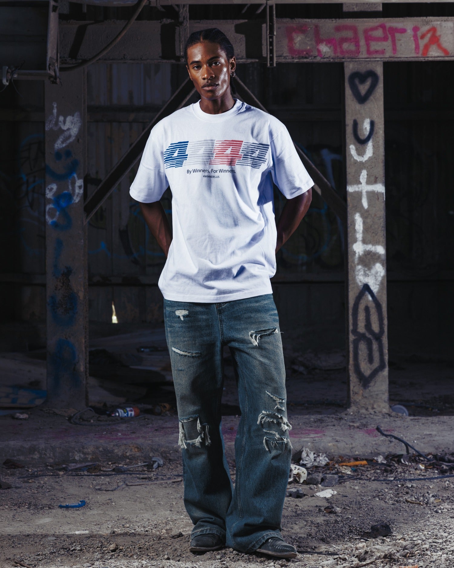 4x4 Tee - White