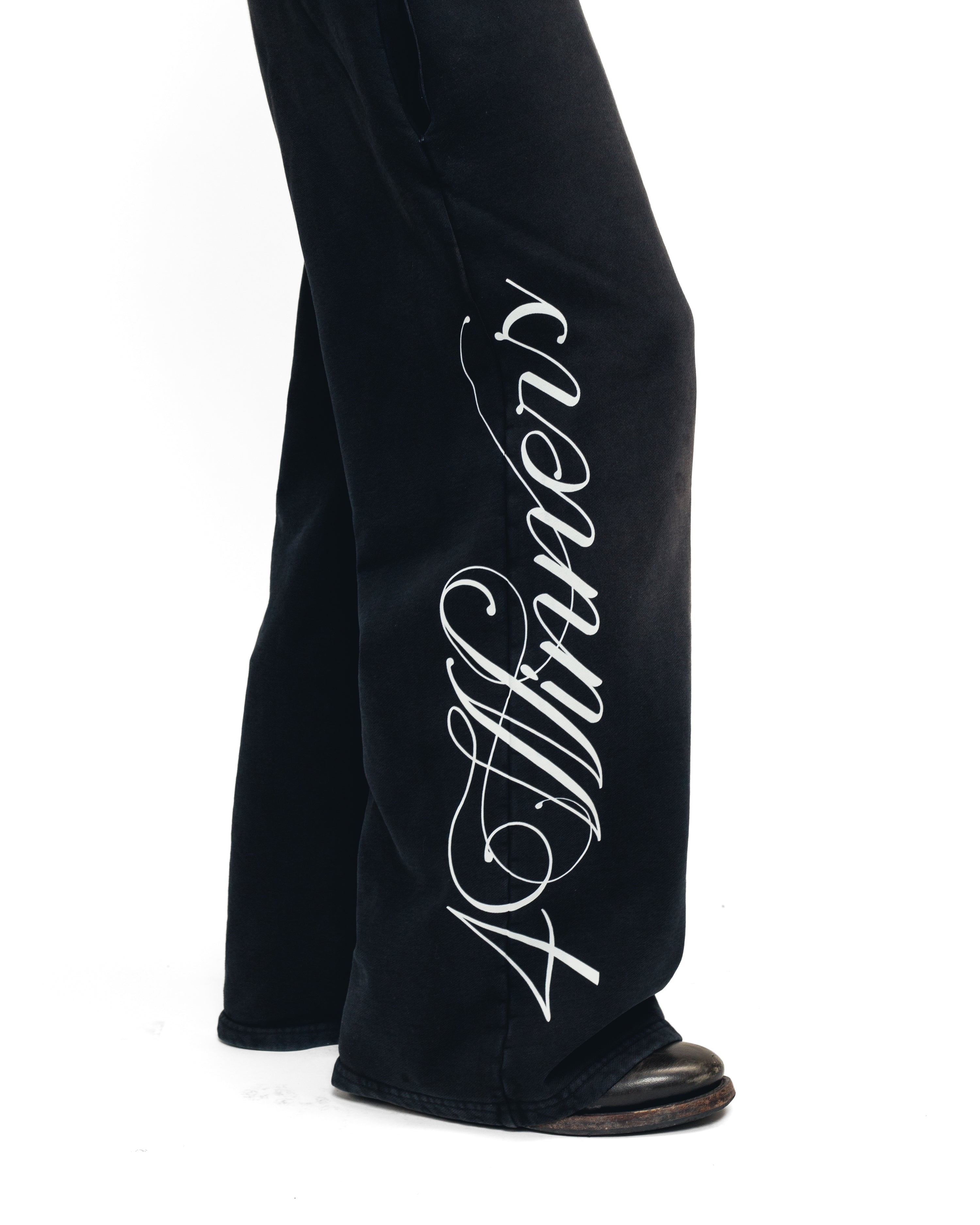 Legacy Charcoal Wide-Leg Sweatpant