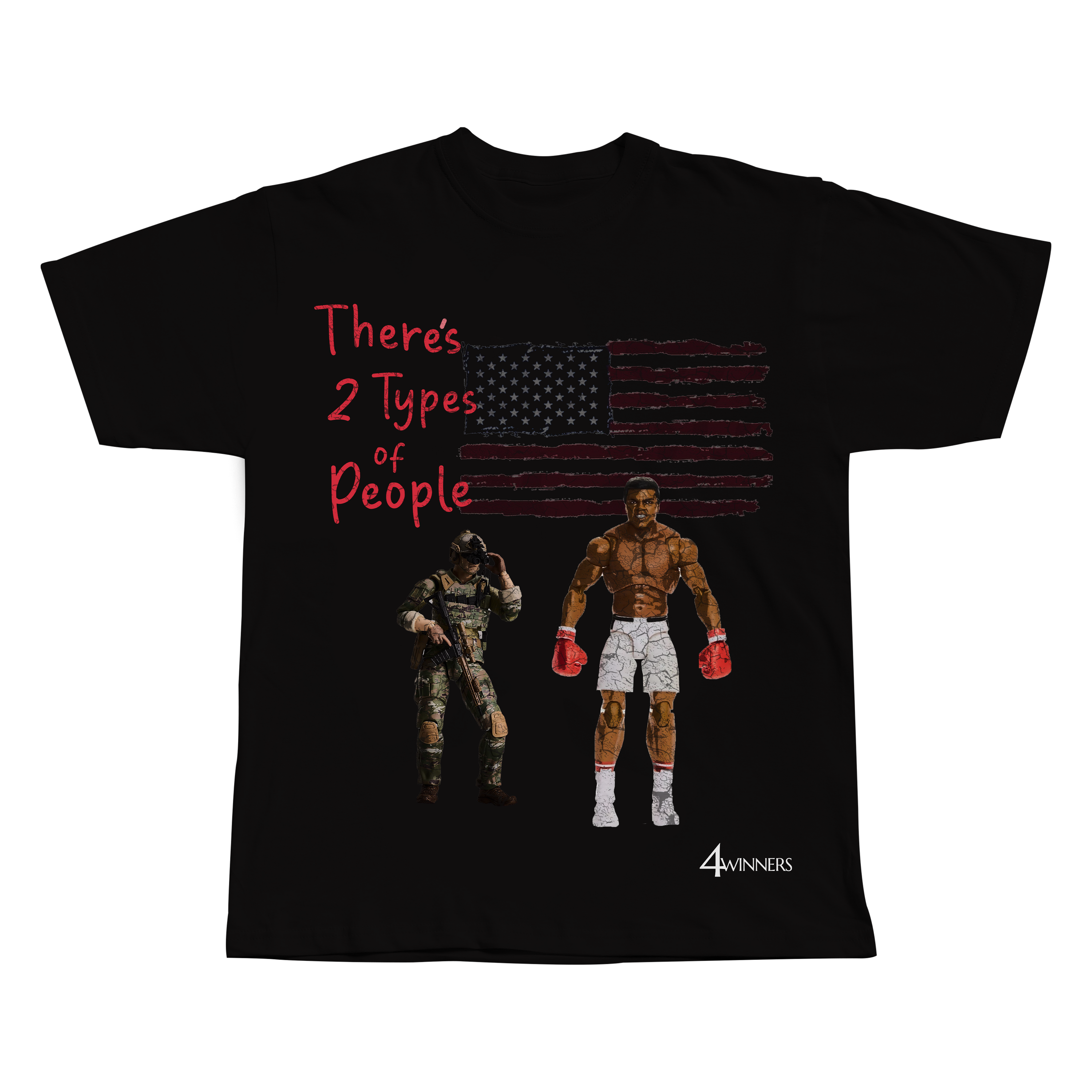 4WINNERS ALI Tee - Black