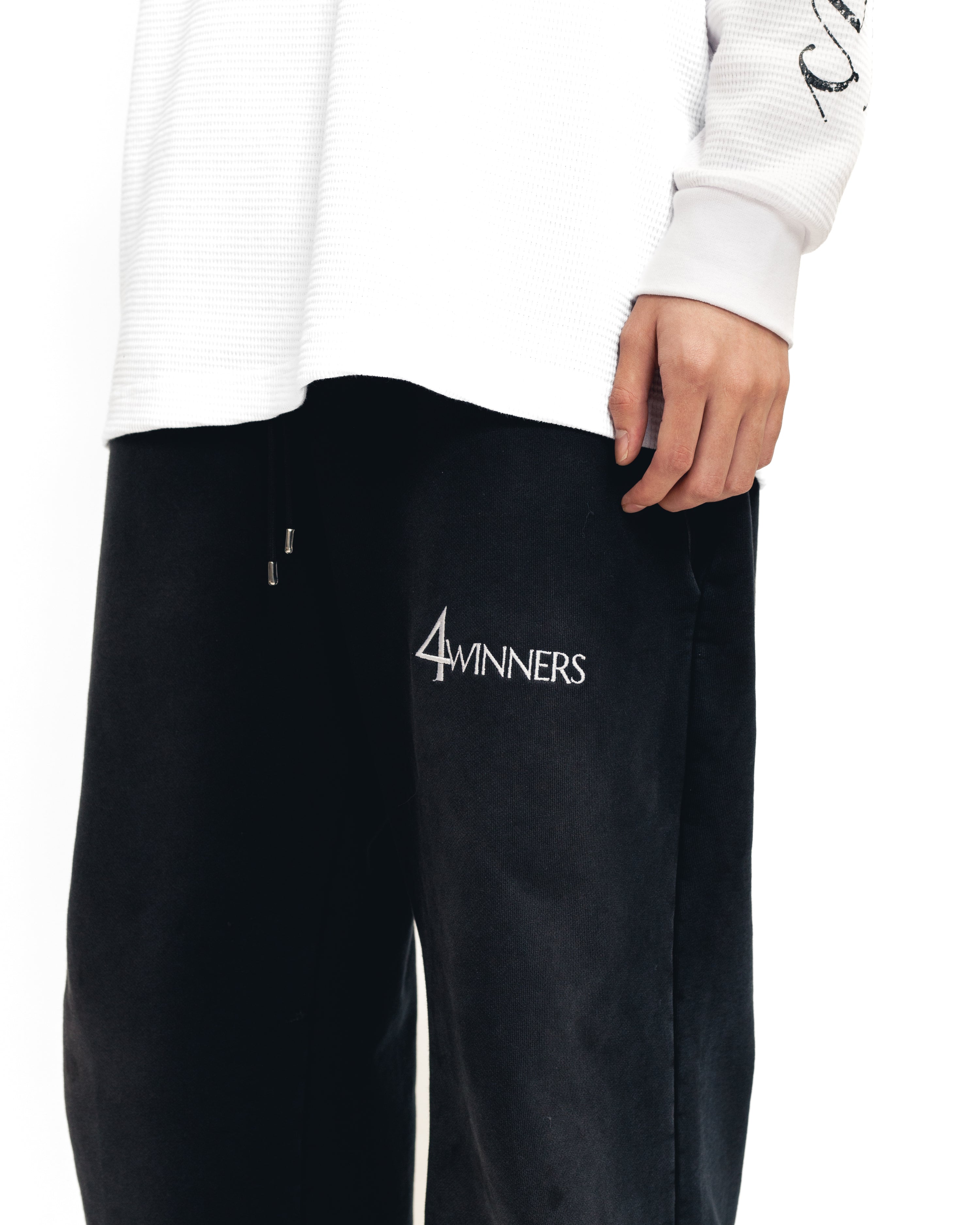 Legacy Charcoal Wide-Leg Sweatpant