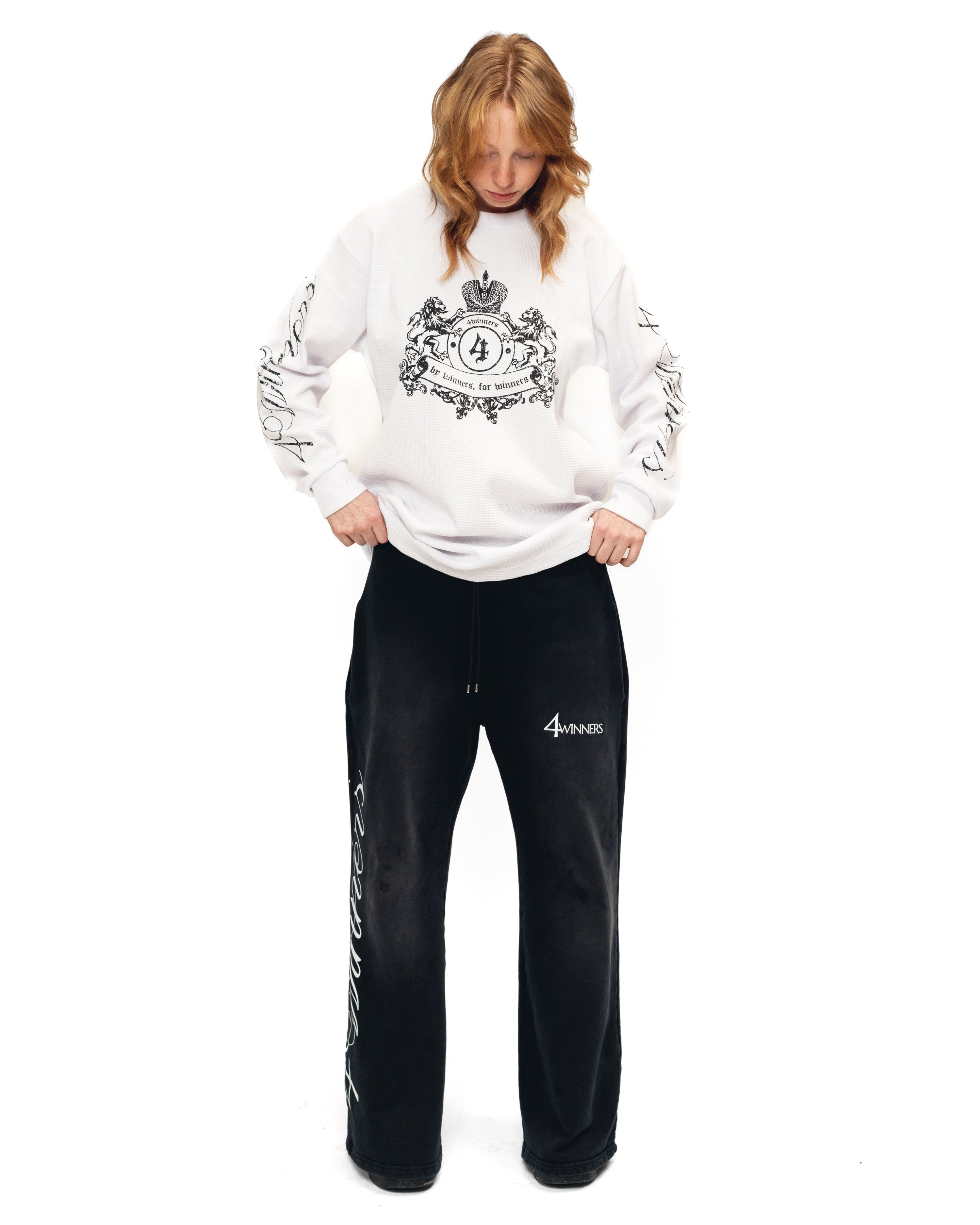 Legacy Charcoal Wide-Leg Sweatpant