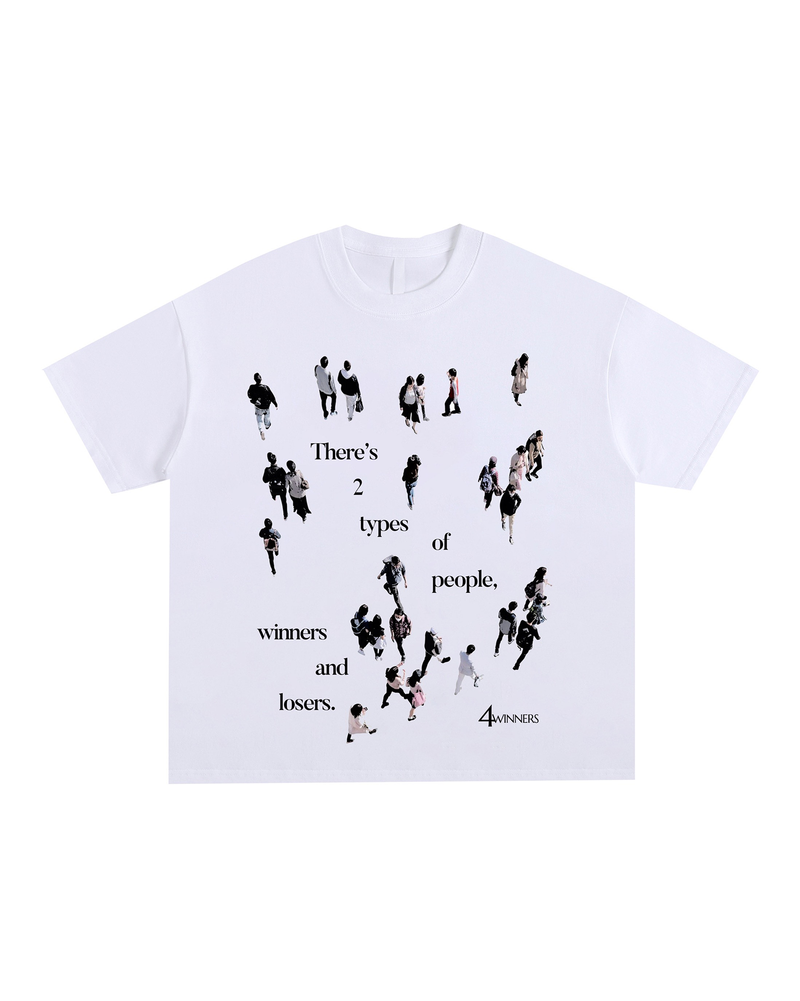 Divide Tee - White