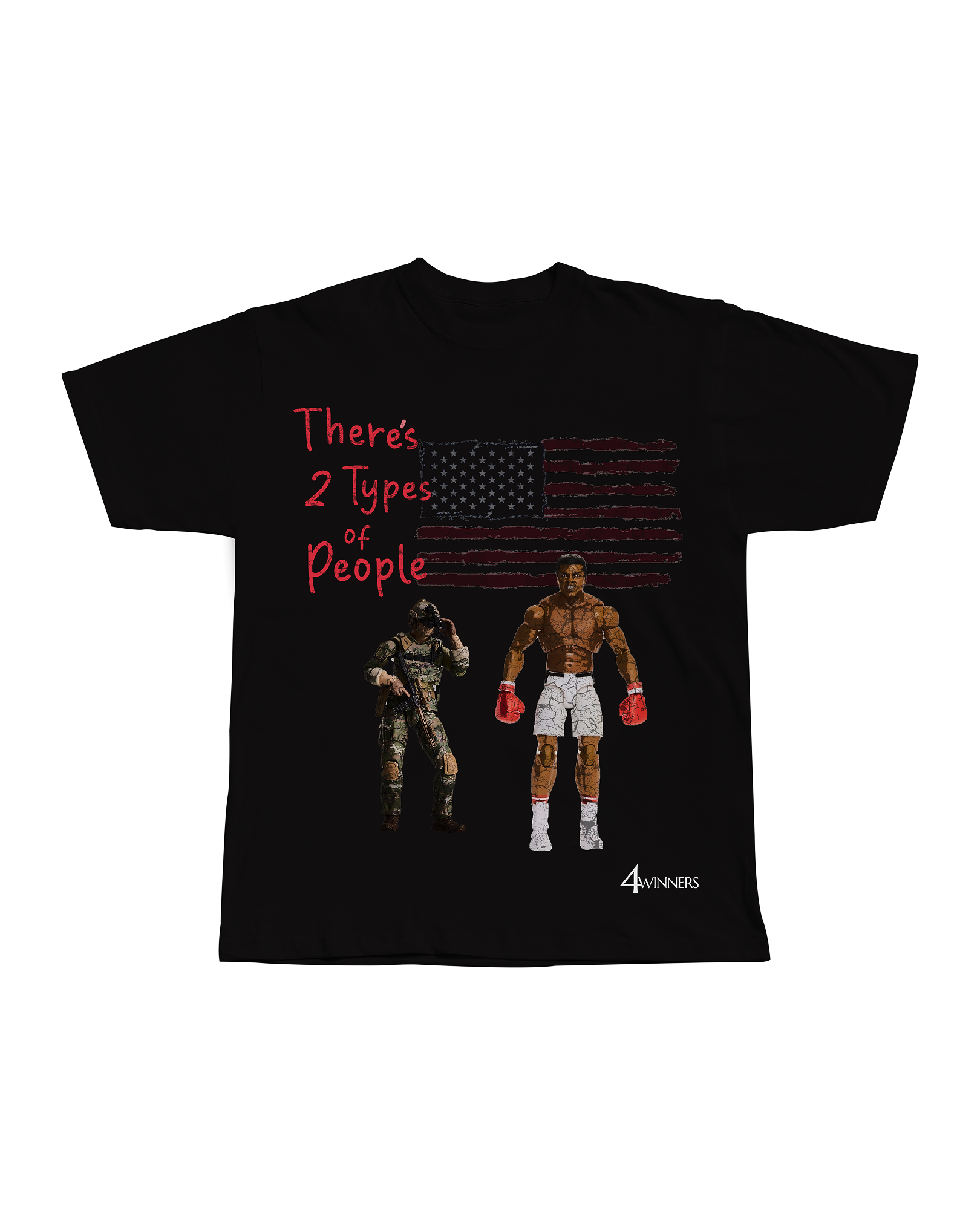 4WINNERS ALI Tee - Black