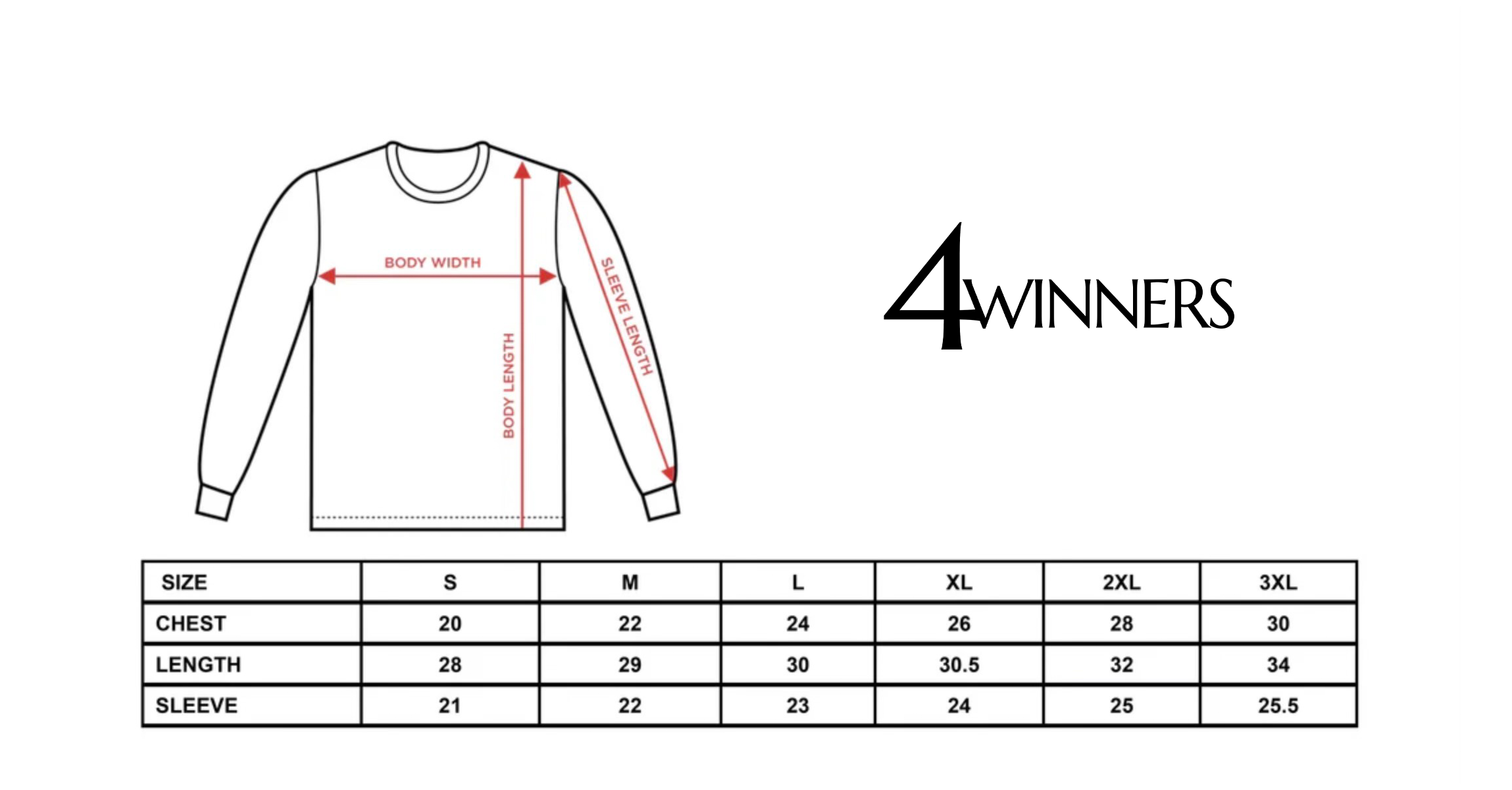 4WINNERS AND LOSERS (CD) - WHITE L/S