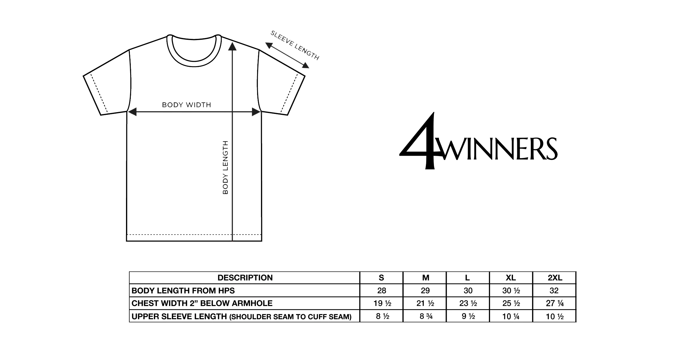 4WINNERS ALI Tee - Black