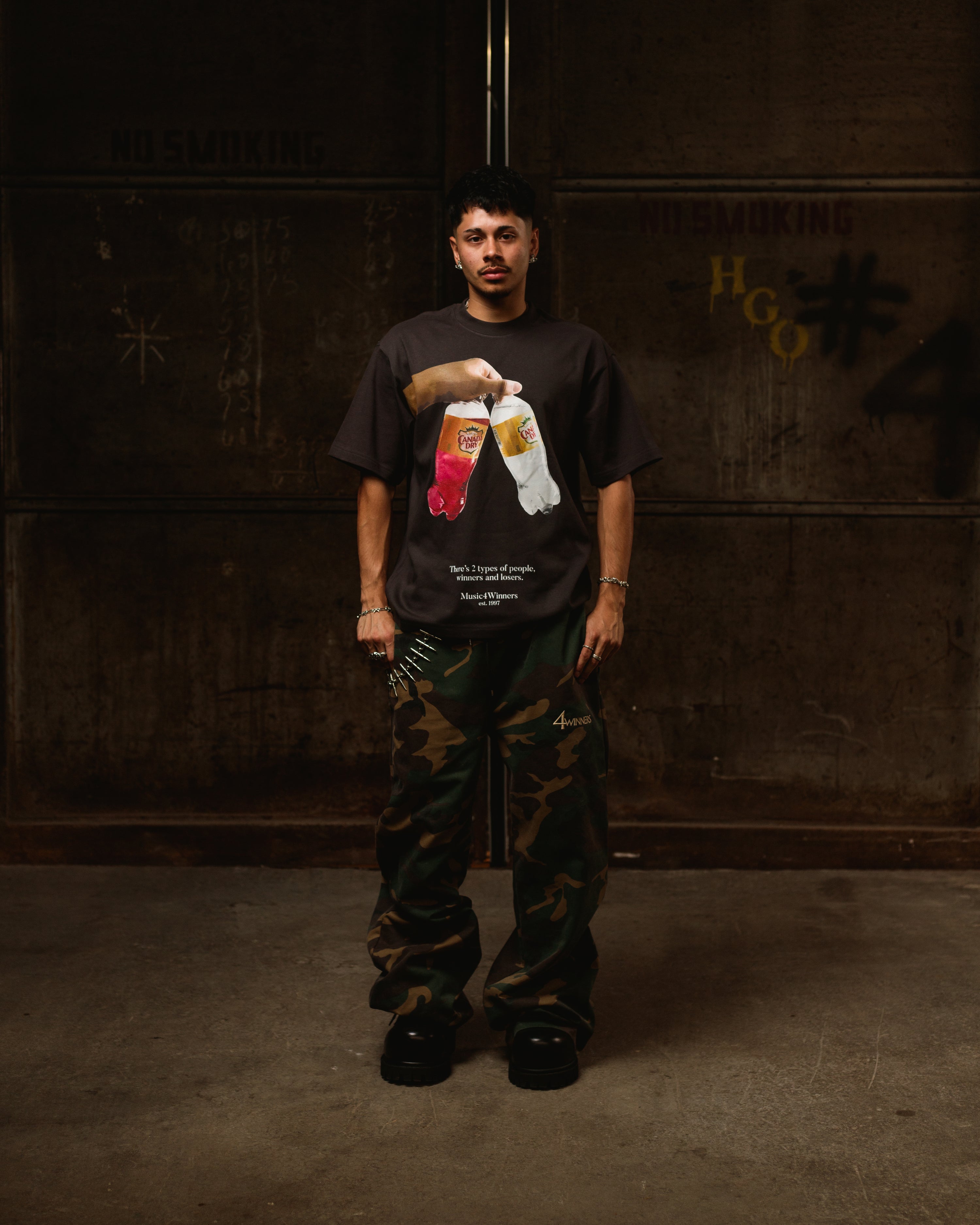 4WINNERS AND LOSERS (CD) - CHARCOAL