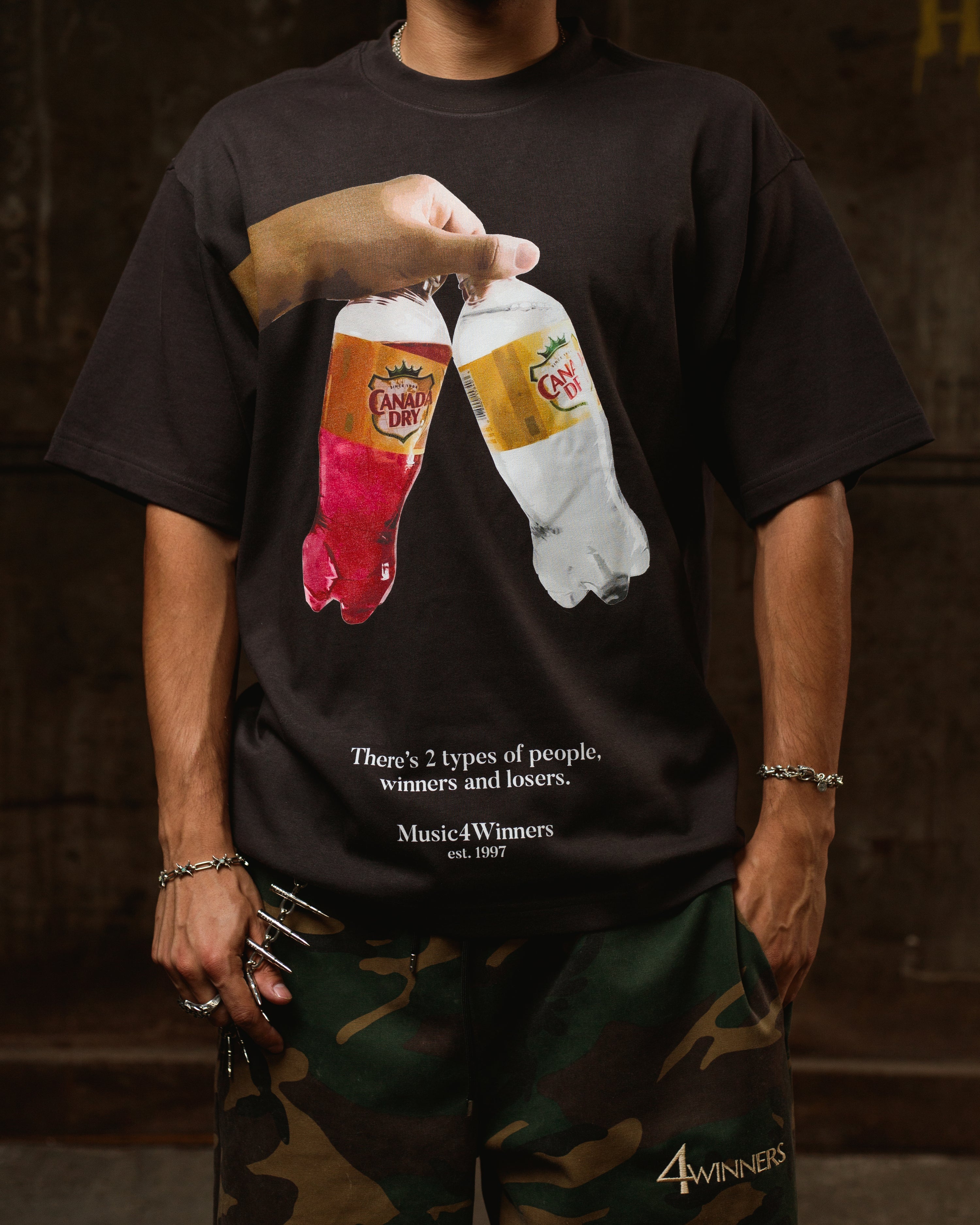 4WINNERS AND LOSERS (CD) - CHARCOAL