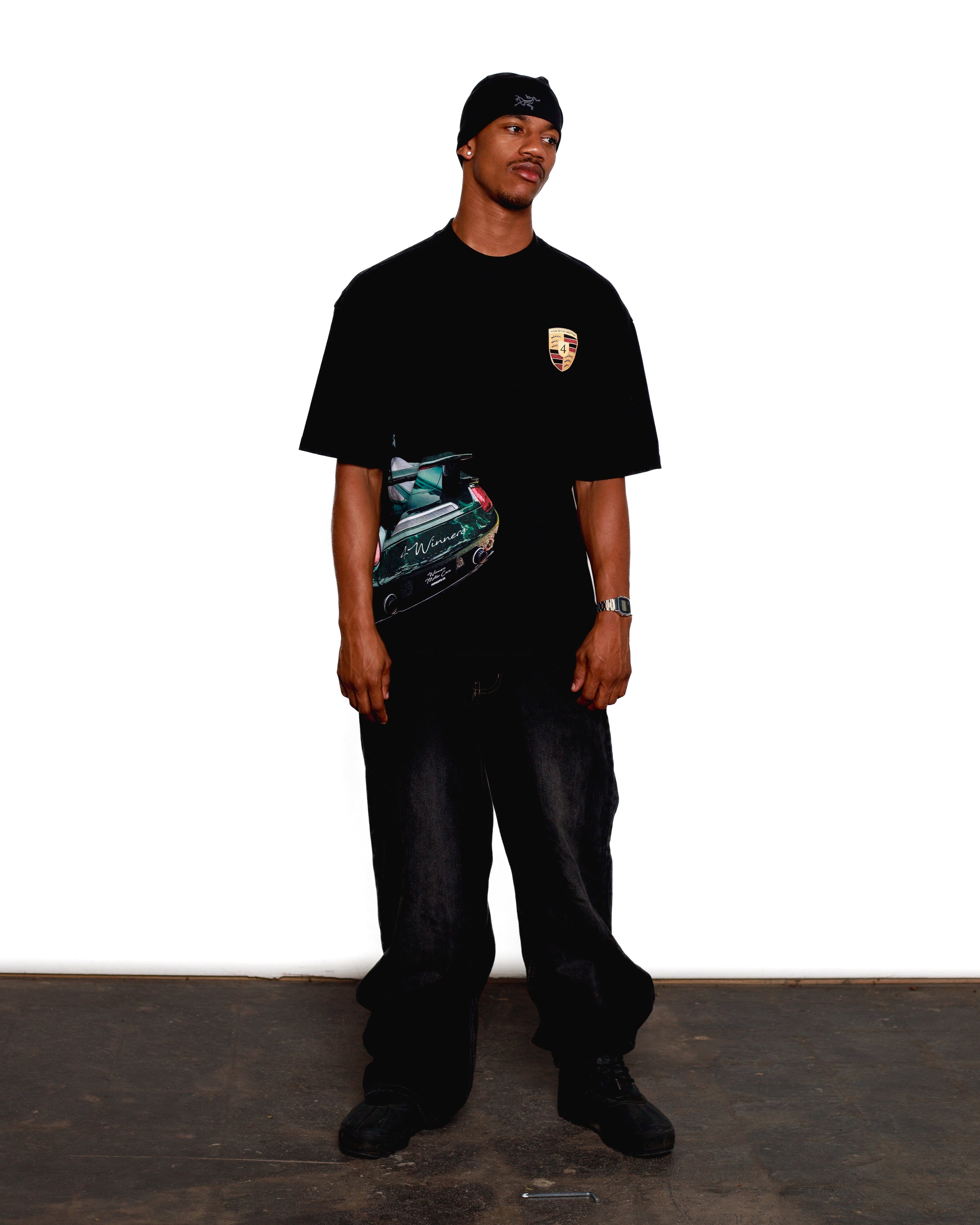 GT TEE - BLACK