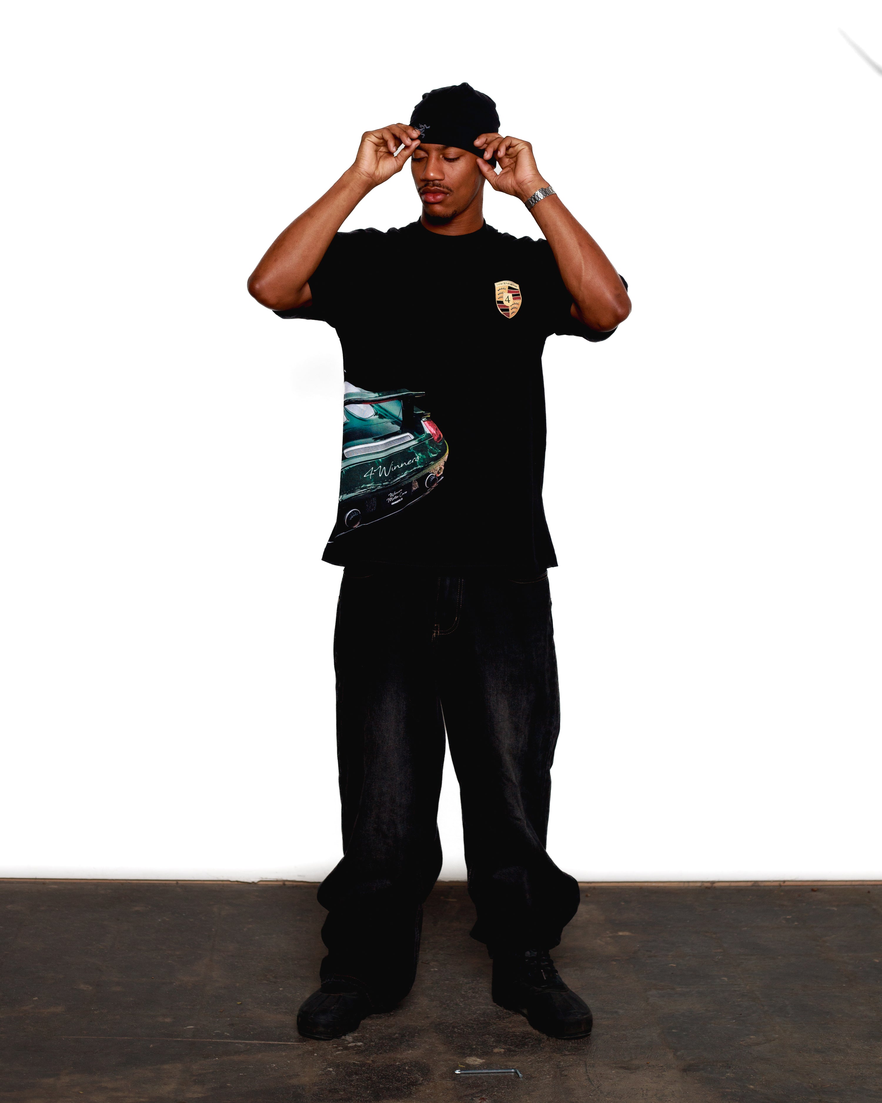 GT TEE - BLACK