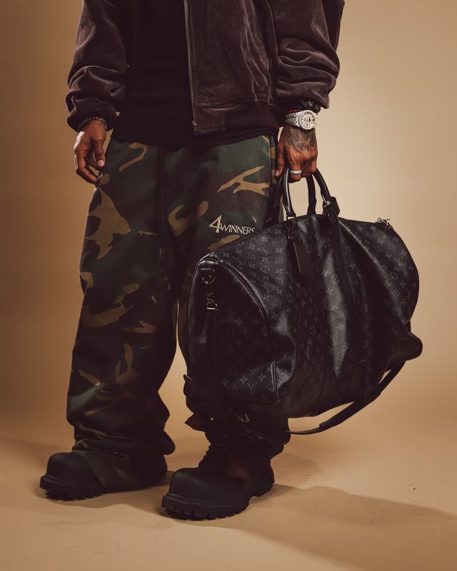 Camo Twill Baggy Pant