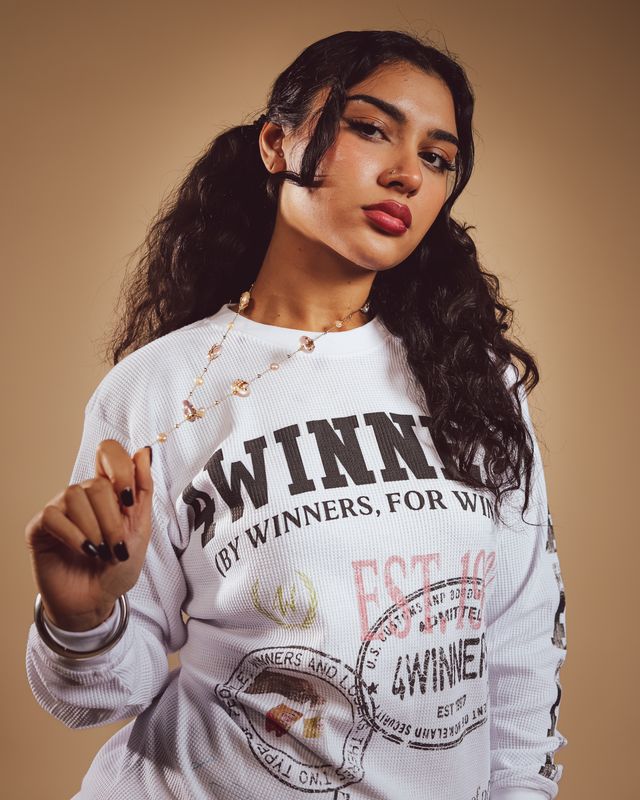 Stamped Thermal - White